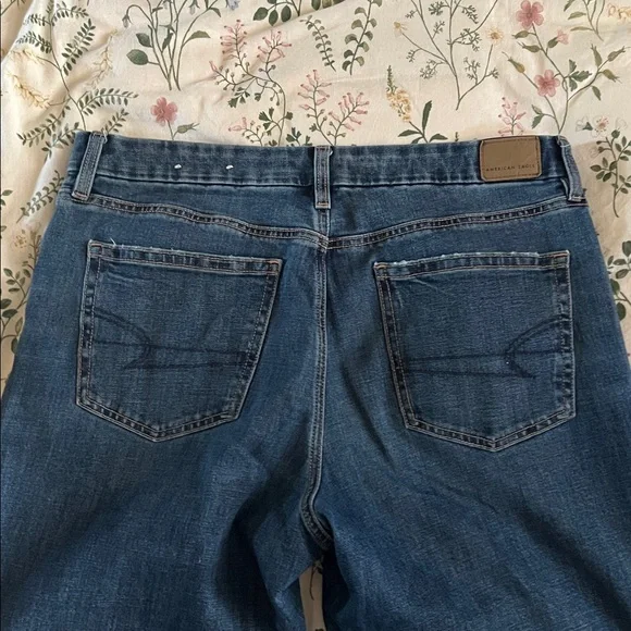 American Eagle Dark Wash Curvy Stovepipe - Picture 3 of 5